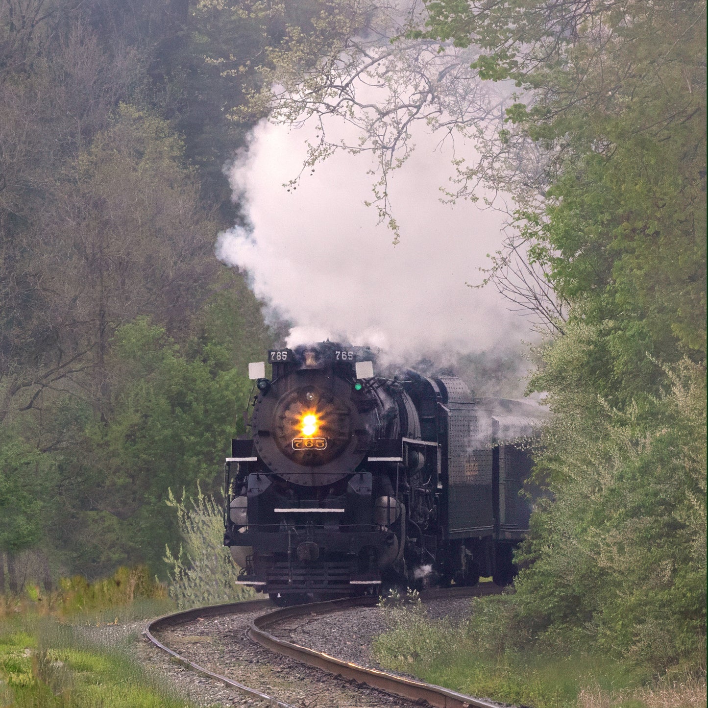 Steam Train Stone Coaster Set