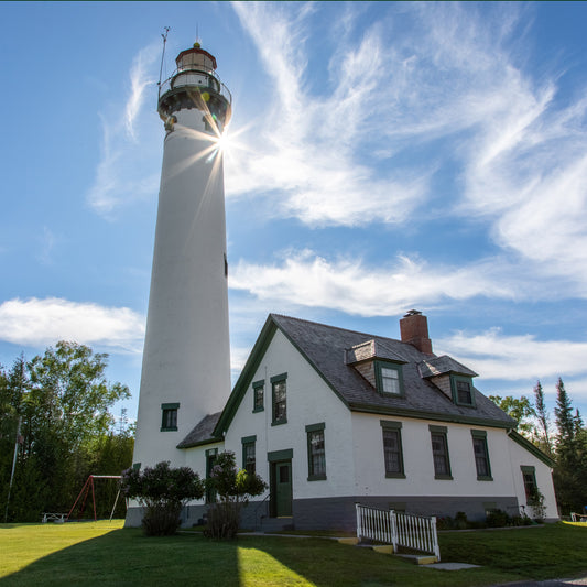 Lighthouse Stone Coaster Set