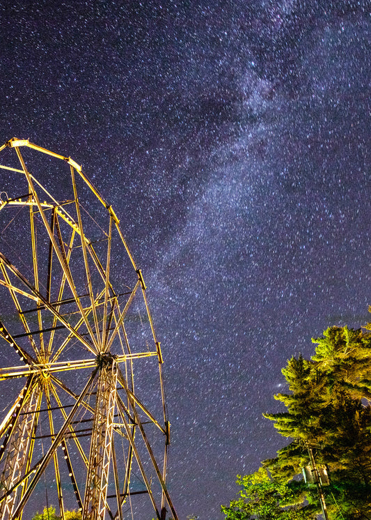 Milky Way & Ferris Wheel - Caroga Lake, NY