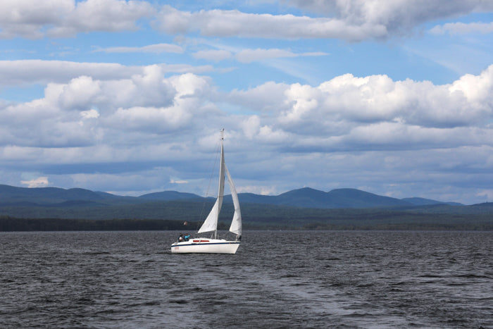 Sailboat on Great Sacandaga Lake, NY