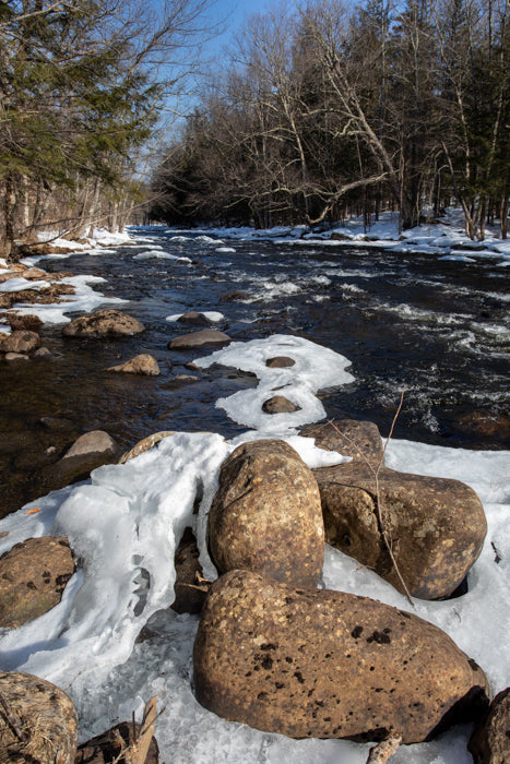 Snow Sacandaga River - Wells NY
