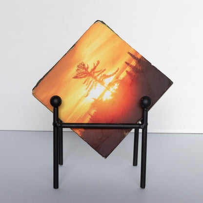 Adirondack Sunrise Coaster Set