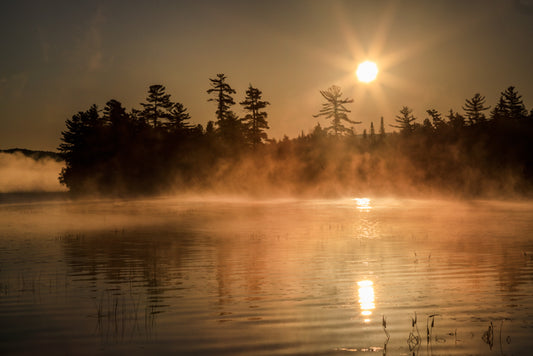Foggy Sunrise - Raquette Lake, NY