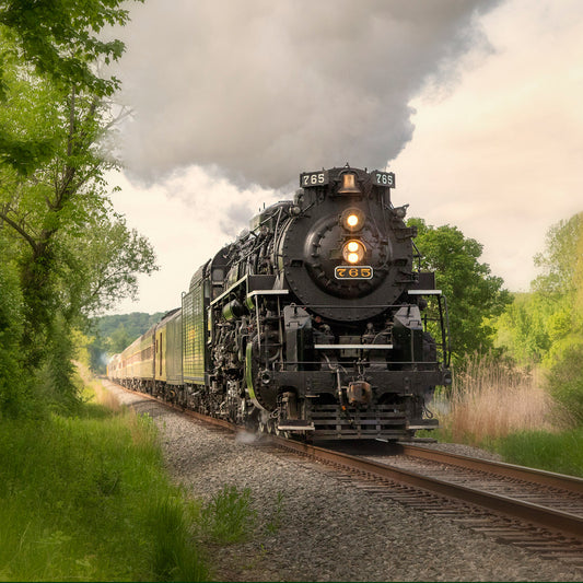 Steam Train Stone Coaster Set