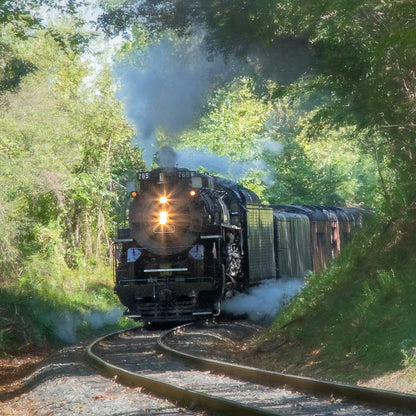Steam Train Stone Coaster Set