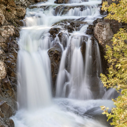 Split Rock Falls -  Adirondacks Stone Coaster Set