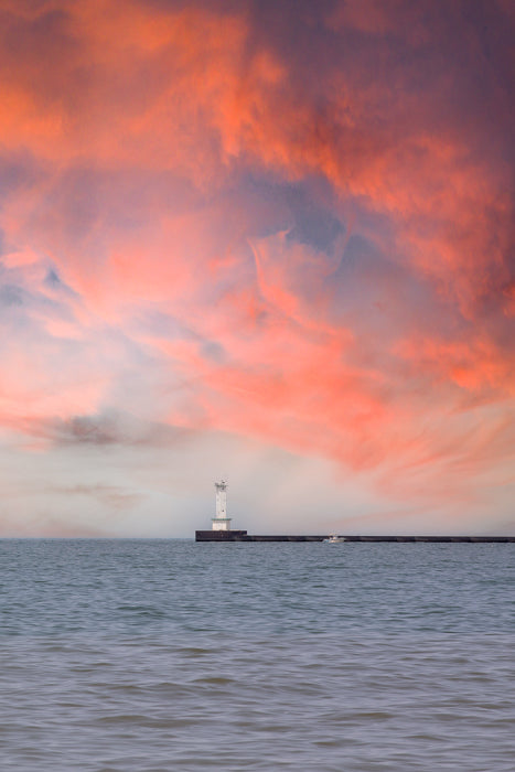 Lake Erie w/Light House