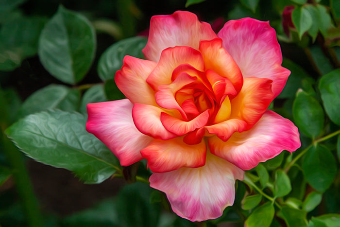 Pink & Orange Rose